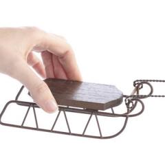 Foxwood Crossings - Holzschlitten mittel