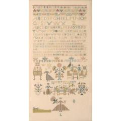 Queenstown Sampler Designs - German Saxon Band 1737 - Queenstown Sampler Designs (Stickvorlage)