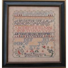 Queenstown Sampler Designs - Elizabeth Borton 1834