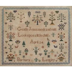 Queenstown Sampler Designs - Barbara Langley 1860