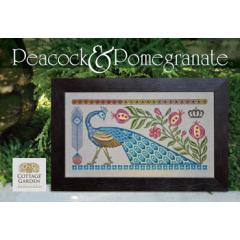 Cottage Garden Samplings - Peacock & Pomegranate