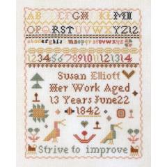 Queenstown Sampler Designs - Susan Elliott Sampler