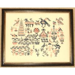 Queenstown Sampler Designs - Mexican Sampler c1850