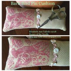 Dames of the Needle - Barn Bird Pin Cushion