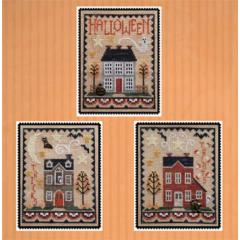 Waxing Moon Designs - Halloween House Trio
