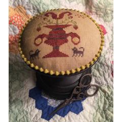 Dames of the Needle - Sampler Motif Pin Cushion