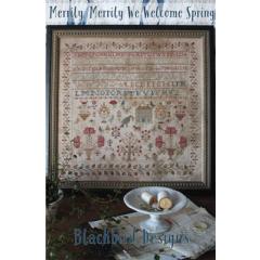 Stickvorlage Blackbird Designs - Merrily Merrily We Welcome Spring