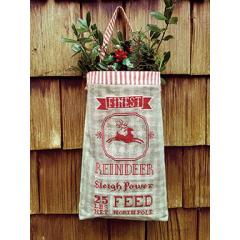 Carriage House Samplings - Reindeer Feed Sack
