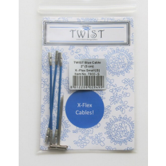 Seil Twist Blue 5 cm Small ChiaoGoo für austauschbare Rundstricknadeln