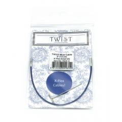 Seil Twist Blue 13 cm Small ChiaoGoo für austauschbare Rundstricknadeln