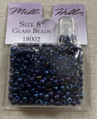 Mill Hill Pony Beads Size 8 - 18002 Midnight Ø 3 mm