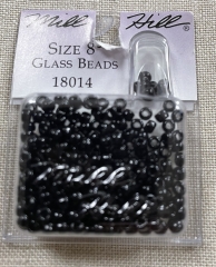 Mill Hill Pony Beads Size 8 - 18014 Black Ø 3 mm