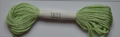 Soie dAlger Au Ver A Soie Seidenstickgarn Farbe 1831 warmes grün