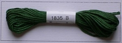Soie d'Alger Au Ver A Soie Seidenstickgarn Farbe 1835 warmes grün