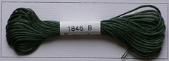 Soie d'Alger Au Ver A Soie Seidenstickgarn Farbe 1845 warmes grün
