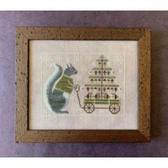 The Blue Flower - Winter Squirrel