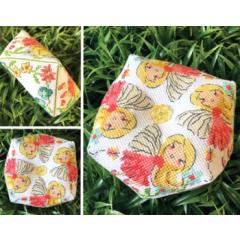 Tiny Modernist - Fairy Biscornu