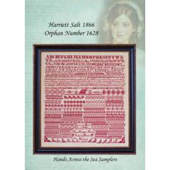 Hands Across The Sea Samplers - Harriett Salt 1866