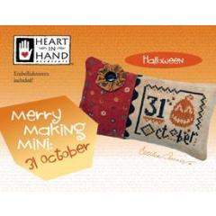 Heart In Hand Needleart - Merry Making Mini - 31 October (w/emb)