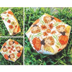 Tiny Modernist - Pixie Biscornu October