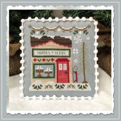 Country Cottage Needleworks - Snow Village 2 Skate & Sled Shop