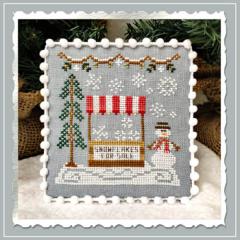 Country Cottage Needleworks - Snow Village 3 Snowflake Stand