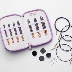 KnitPro Nadelspitzen-Set Jadore Cubics kurz - 4,00 - 8,00 mm