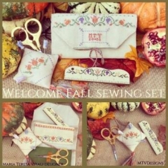 Stickvorlage MTV Designs - Welcome Fall Sewing Set