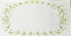 Fremme Stickpackung - Platzset Blumenkranz