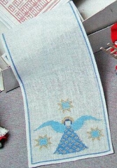 Fremme Stickpackung - Läufer Blaue Engel 14x70 cm
