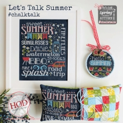 Stickvorlage Hands On Design - Lets Talk Summer