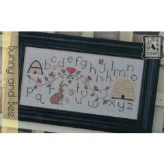 Annie Beez Folk Art - Bunny And Bee