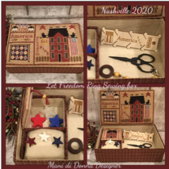 Mani Di Donna - Let Freedom Ring Sewing Box