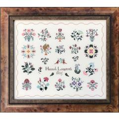 Queenstown Sampler Designs - Hannah Longstreth 1805