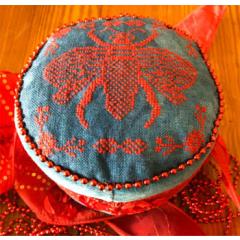 Dames of the Needle - Royal Red Bee Drum