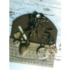 Stacy Nash Primitives - Redwork Stitching Pocket & Chatelaine