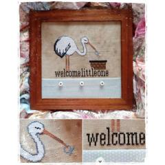 Fairy Wool In The Wood - Welcome Little One w/gold thread