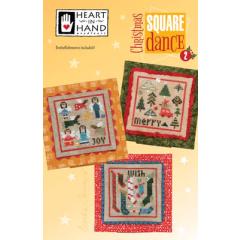 Heart In Hand Needleart - Christmas Square Dance 2 (w/emb)