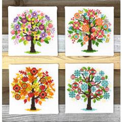 Tiny Modernist - Seasonal Trees (Stickvorlage)