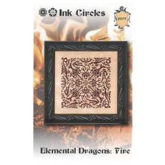Ink Circles - Elemental Dragons - Fire