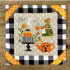 Tiny Modernist - Hen's Halloween Tea (Stickvorlage)