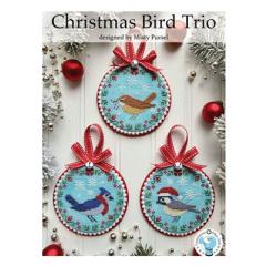 Luminous Fiber Arts - Christmas Bird Trio
