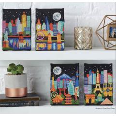 Tiny Modernist - Night Skylines (Stickvorlage)