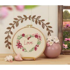 Blooming Heart - Zweigart - download PDF kostenlose Stickanleitung