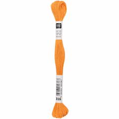 Rico Design Stickgarn (Sticktwist) - Farbe 16 orange