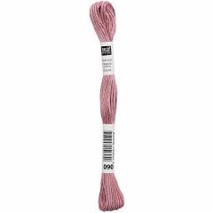 Rico Design Stickgarn (Sticktwist) - Farbe 90 brombeer