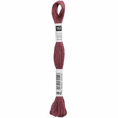 Rico Design Stickgarn (Sticktwist) - Farbe 92 brombeer