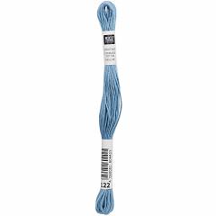 Rico Design Stickgarn (Sticktwist) - Farbe 122 blau