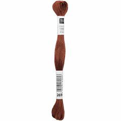 Rico Design Stickgarn (Sticktwist) - Farbe 269 rostbraun