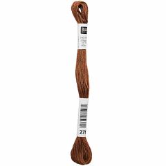 Rico Design Stickgarn (Sticktwist) - Farbe 278 braun